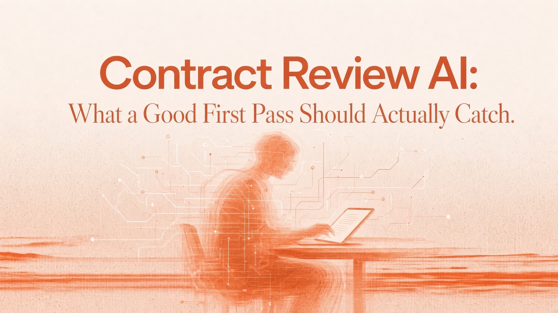 What a good contract review AI should catch on a first pass through an agreement